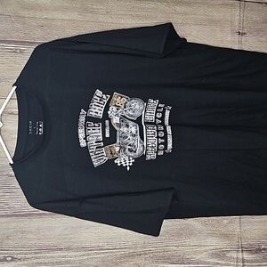 Mens Shein TShirt Sz L Black